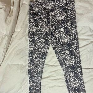 BCBGeneration Black and White Patterned Leggings